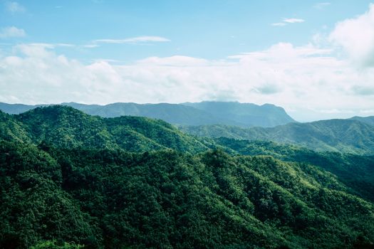View of Mountains at Khao Kho District Phetchabun Province, northern Thailand.