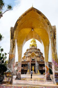 Buddhist Temple Wat Pha Son Kaew Khao Kho District ,Phetchabun Province Thailand,  September 20, 2019 : is a Buddhist monastery and temple in Khao Kor, Phetchabun, in north-central Thailand