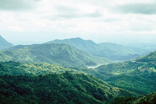 View of Mountains at Khao Kho District Phetchabun Province, northern Thailand.