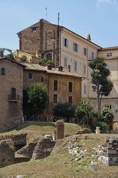 Photo of Santa Rita da Cascia in Campitelli, view from Via del Foro Piscario, Rome, Italy