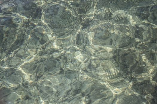 Transparent sea texture taken in sicily