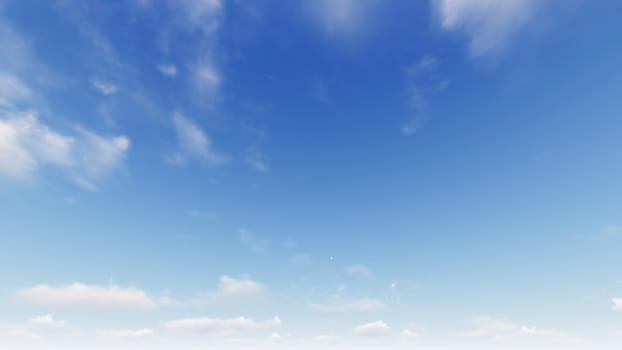 Cloudy blue sky abstract background, blue sky background with tiny clouds, 3d rendering

