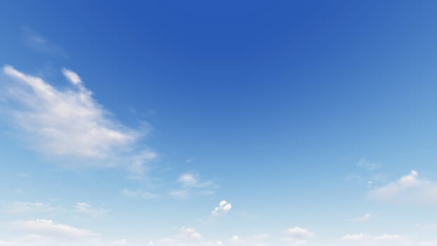 Cloudy blue sky abstract background, blue sky background with tiny clouds, 3d rendering

