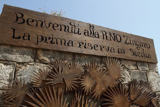 Castellammare del Golfo, San Vito Lo Capo - June 30th 2016: The Zingaro Nature Reserve, an Italian protected natural area managed by the Regional State Forestry Company of the Sicilian Region