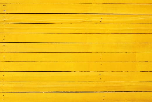 Yellow textures of old wooden wall background.