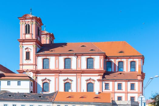 Church of the Annunciation of the Virgin Mary in Litomerice, Czech Republic.