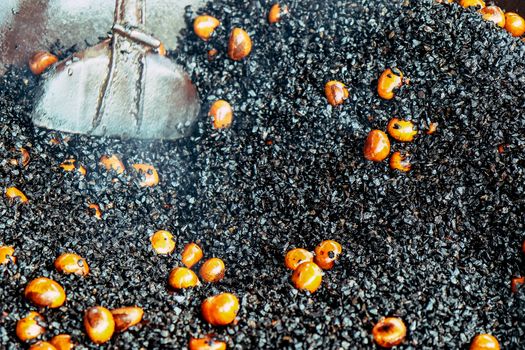 image of Chestnut roasting background