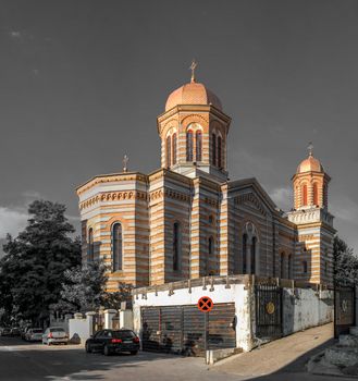 Constanta, Romania – 07.09.2019. The Cathedral of Saints Peter and Paul in Constanta on the Romanian Black Sea Resort