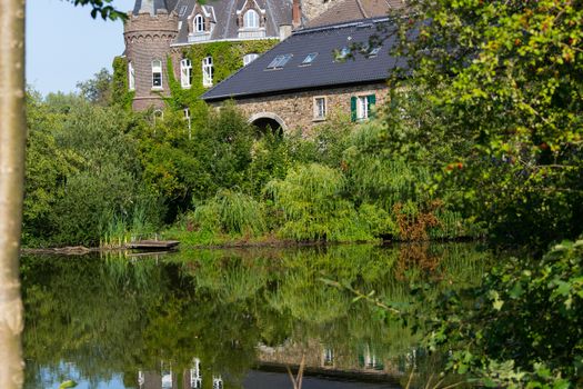 Panorama of a historic castle in Germany