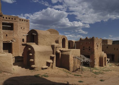 Reconstruction of Sarai Batu is the ancient mongolian city was established by Mongol ruler Batu Khan.