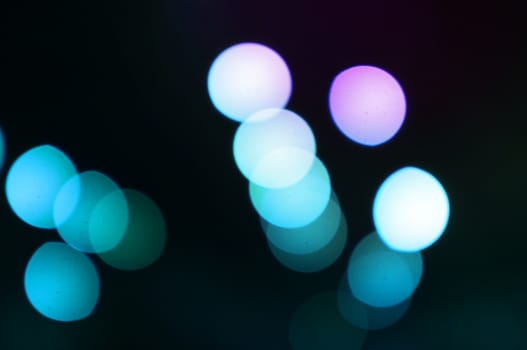 Abstract circular bokeh background of light . Blur background