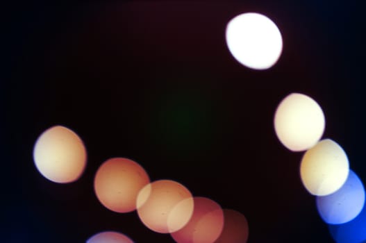 Abstract circular bokeh background of light . Blur background