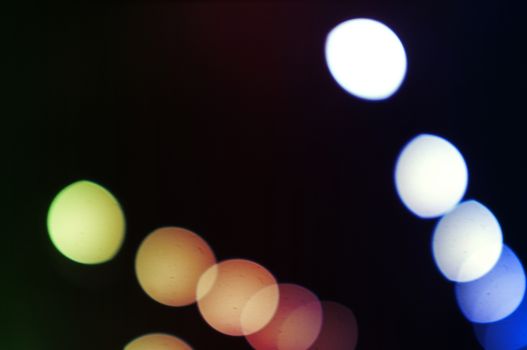 Abstract circular bokeh background of light . Blur background
