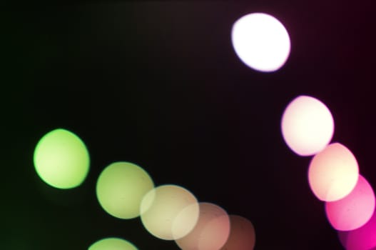 Abstract circular bokeh background of light . Blur background