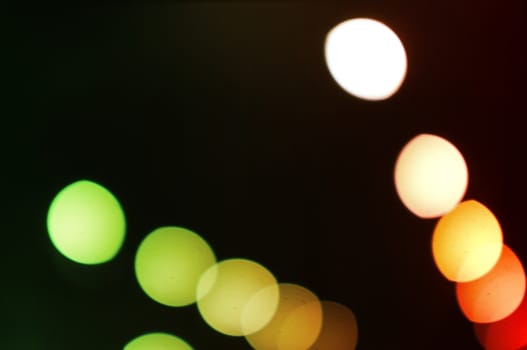 Abstract circular bokeh background of light . Blur background