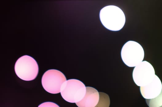 Abstract circular bokeh background of light . Blur background
