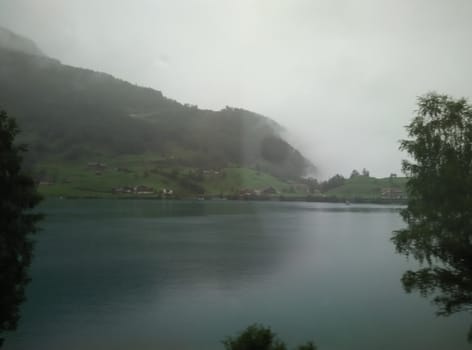a natural scenery in winter
