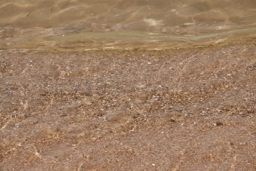 Water of Mediterranean Sea in Sicily