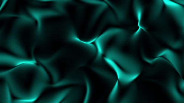 Computer generated realistic background of weaving silver fabric, 3D rendering background