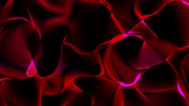Computer generated realistic background of weaving silver fabric, 3D rendering background