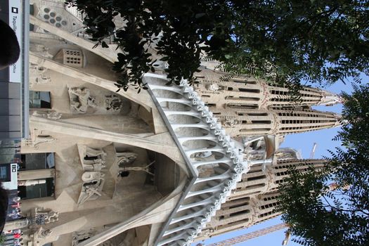 Sagrada Familia Cathedral Barcelona. Catalonia