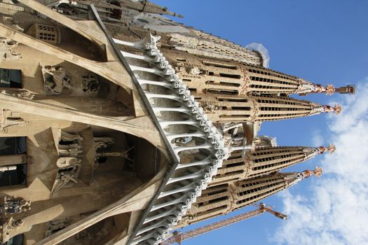 Sagrada Familia Cathedral Barcelona. Catalonia