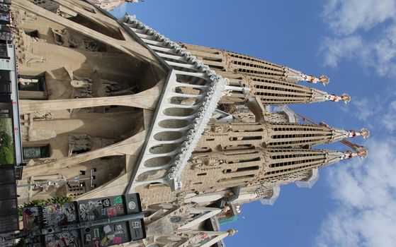 Sagrada Familia Cathedral Barcelona. Catalonia