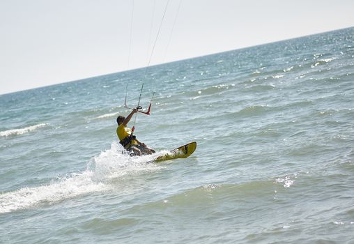 Kitesurfer in Marina di Butera