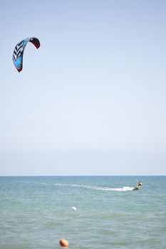 Kitesurfer in Marina di Butera