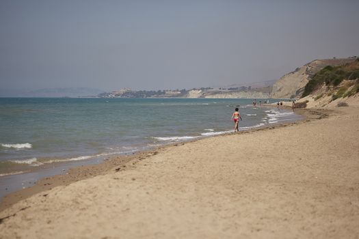 Baech of Marina di Butera in Sicily