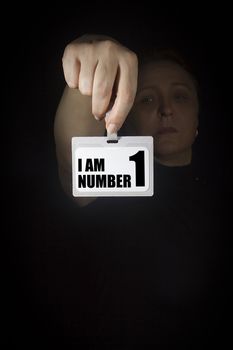 Information on the badge - I am number 1