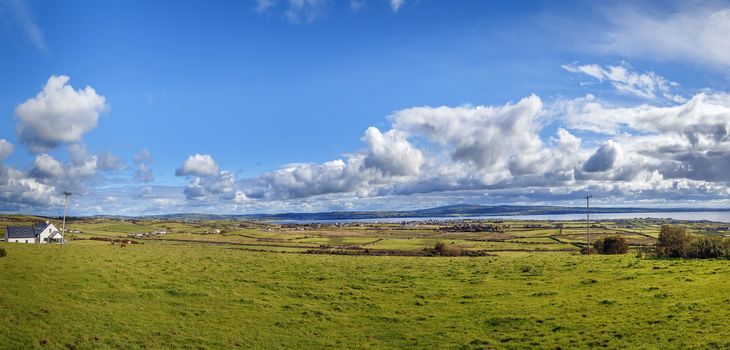 Landscape with Atlantic Ocean Bay near Cliffs of Moher, Ireland