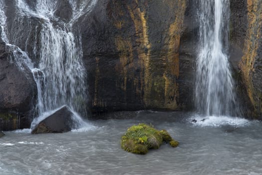 Waterfall Gullfoss in Southern Iceland 