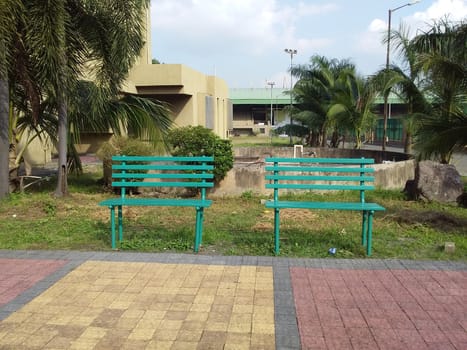 an outdoor park in the neighborhood