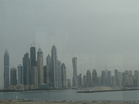 a city landscape during evening
