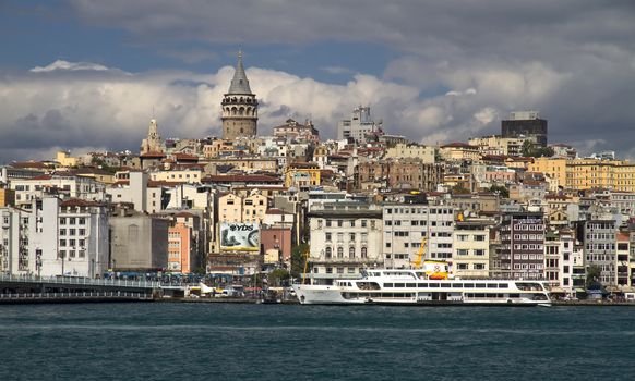 Turkey Istanbul View of the Galata Tower and the Old Town