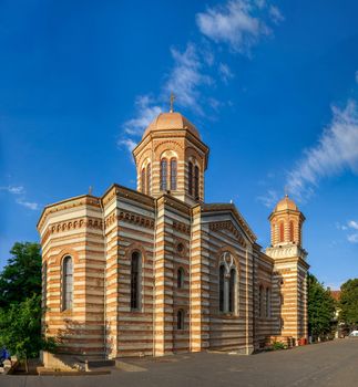 Constanta, Romania – 07.09.2019. The Cathedral of Saints Peter and Paul in Constanta on the Romanian Black Sea Resort