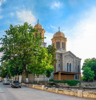 Constanta, Romania – 07.09.2019. The Cathedral of Saints Peter and Paul in Constanta on the Romanian Black Sea Resort