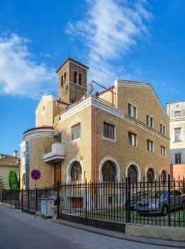 Constanta, Romania – 07.09.2019.  Old town of Constanta, Romania on a sunny summer day