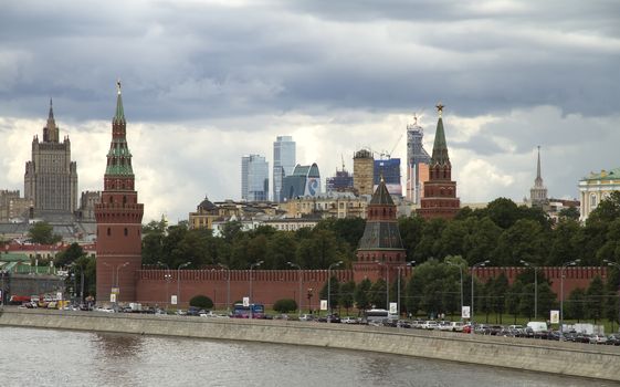 Moscow, Russia, view of the city center