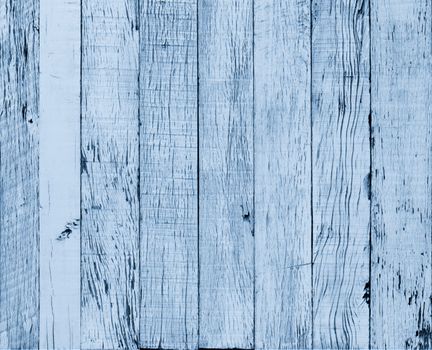 Vintage background of blue wood plank textures background.