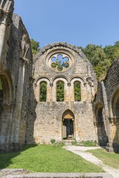 Orval Abbey Abbaye Notre-Dame d Orval, Cistercian monastery at Villers-devant-Orval, Florenville, Belgian Ardennes, Belgium