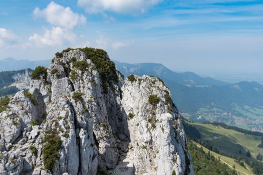 Beautiful landscape Kampenwand in Bavaria Alps in Summer
