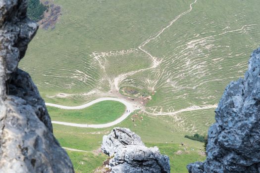 Beautiful landscape Kampenwand in Bavaria Alps in Summer