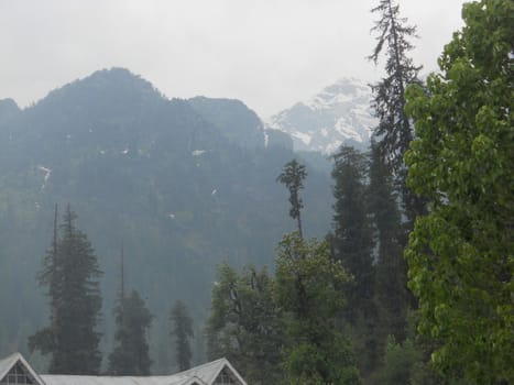 a natural panorama in north India