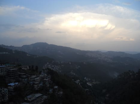 the natural vista of a valley during day