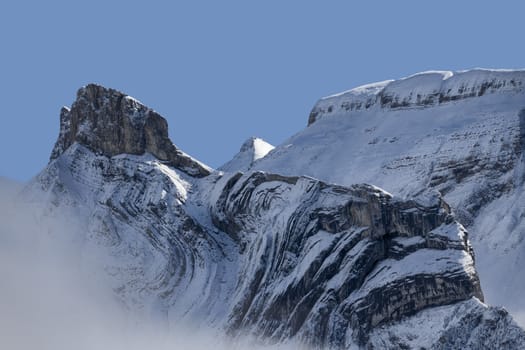 Beautiful mountain view from Schynige Platte, Switzerland, Bernese Alps, Switzerland