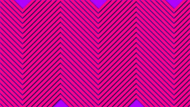 Zig zag shapes with horizontal lines, bright festive stripes, sharp and jagged waves, 3d rendering backdrop