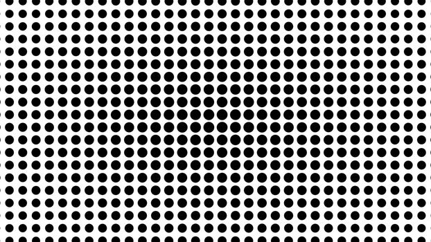 Half tone of many dots, computer generated abstract background, 3D rendering backdrop