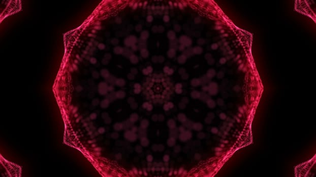 Beautiful abstract kaleidoscope - fractal flower, 3d rendering backdrop, computer generating background